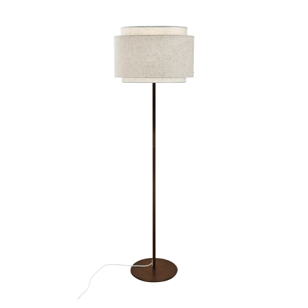 Lampa podłogowa z beżowym eleganckim kloszem Takai NO2520054018 - Design for The People